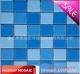 供應4.8公分藍色水池馬賽克水晶玻璃瓷磚